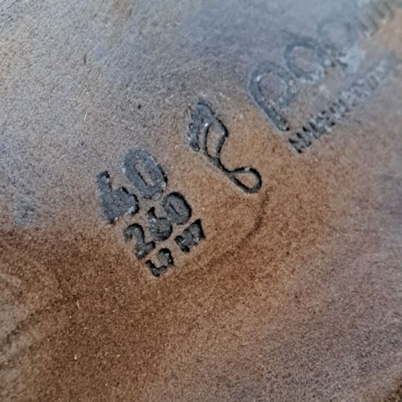 Birkenstock Papillio Gizeh Women 40 9 Silver Metallic Copper Platform Sandals - Picture 8 of 12